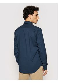 La Martina Koszula Poplin CCMC01 PP003 Granatowy Regular Fit. Kolor: niebieski. Materiał: bawełna #5