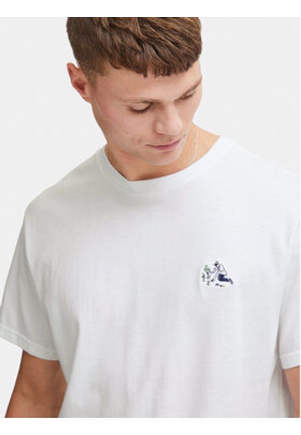 !SOLID - Solid T-Shirt Ilias 21108139 Biały Regular Fit. Kolor: biały. Materiał: bawełna