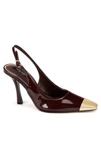 Nine West Szpilki WFA3376-1 Brązowy. Kolor: brązowy. Materiał: skóra. Obcas: na szpilce #6