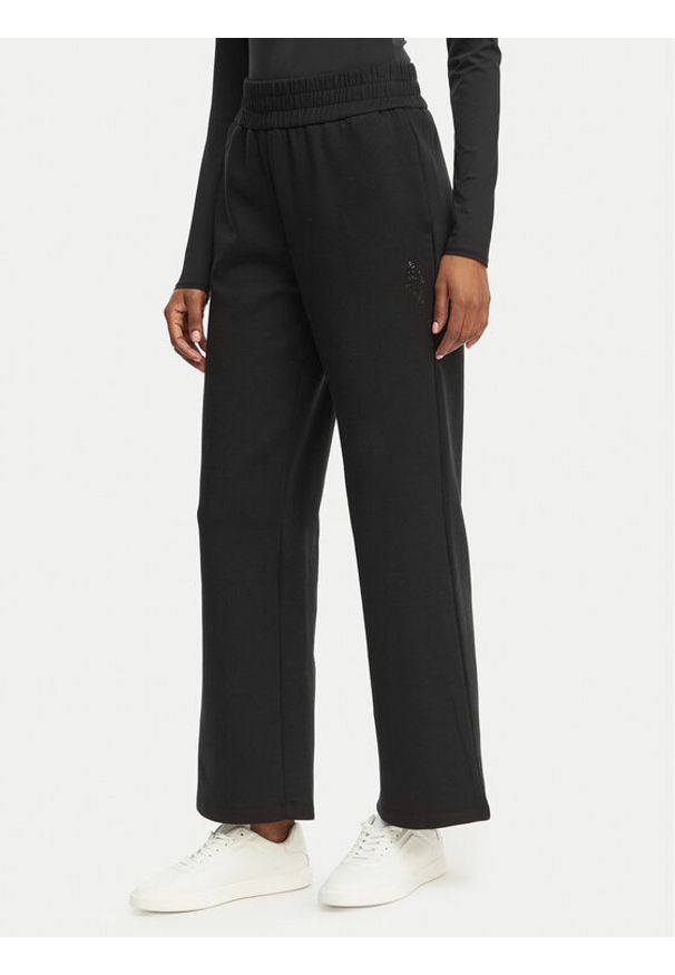 Armani Exchange Spodnie dresowe XW002840 AF21298 UC001 Czarny Regular Fit. Kolor: czarny. Materiał: bawełna