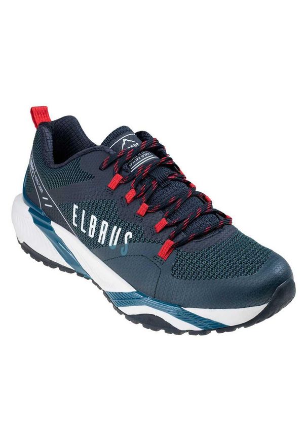 Elbrus - Męskie Buty Turystyczne Elmar. Kolor: czerwony, niebieski, wielokolorowy. Sport: turystyka piesza