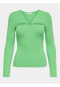 only - ONLY Bluzka Perla 15272748 Zielony Slim Fit. Kolor: zielony. Materiał: syntetyk #4