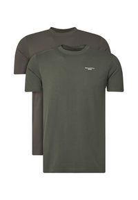 Marc O'Polo Denim Komplet 2 t-shirtów 500 0006 181 Zielony Regular Fit. Typ kołnierza: polo. Kolor: zielony. Materiał: bawełna #3