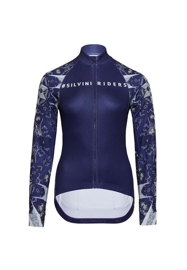 Damska koszulka z długim rękawem Silvini Leverona. Kolor: niebieski. Długość rękawa: długi rękaw. Długość: długie. Sport: kolarstwo
