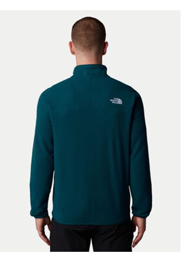 The North Face Polar Glacier NF0A855W Granatowy Regular Fit. Kolor: niebieski. Materiał: syntetyk