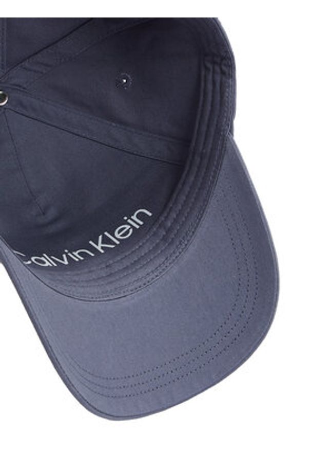 Calvin Klein Czapka z daszkiem Embroidery Bb Cap K50K505737 Niebieski. Kolor: niebieski. Materiał: bawełna, materiał
