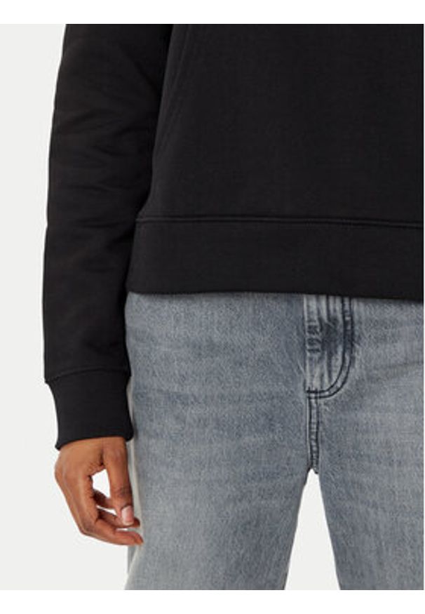 Guess Jeans Bluza W5RQ17 K68I4 Czarny Regular Fit. Kolor: czarny. Materiał: bawełna