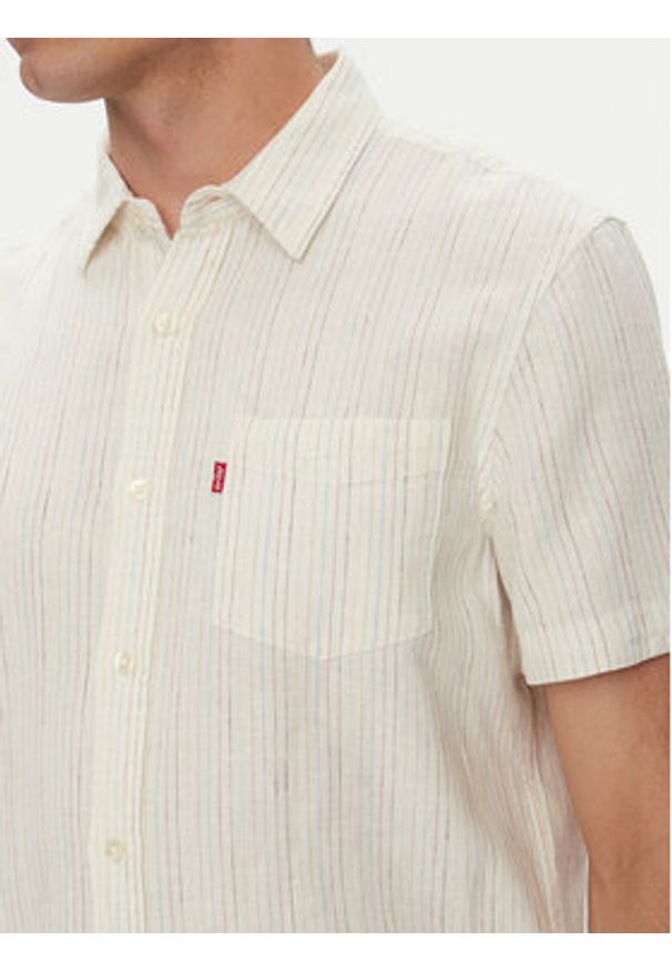 Levi's® Koszula Sunset 86624-0065 Biały Standard Fit. Kolor: biały. Materiał: wiskoza