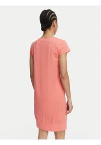 Liu Jo Beachwear Sukienka codzienna VA6212 JS003 Koralowy Regular Fit. Okazja: na co dzień. Kolor: pomarańczowy. Materiał: bawełna. Typ sukienki: proste. Styl: casual #5