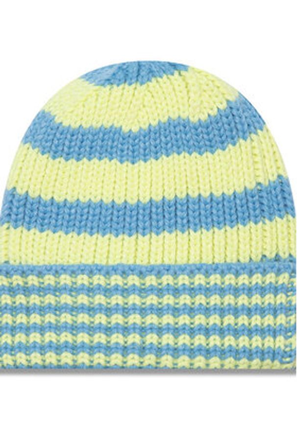 New Era Czapka Stripe Knit Bean 60565458 Niebieski. Kolor: niebieski. Materiał: materiał