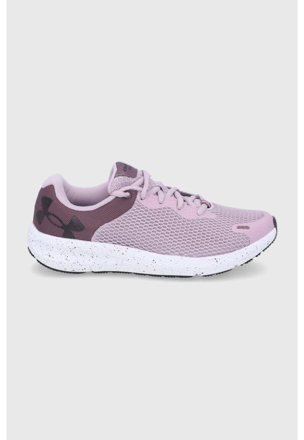 Under Armour - Buty UA W Charged Pursuit 2BL SPKL. Nosek buta: okrągły. Zapięcie: sznurówki. Kolor: fioletowy. Sport: bieganie
