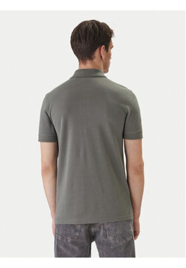 BOSS Polo Prime 50507813 Szary Regular Fit. Typ kołnierza: polo. Kolor: szary. Materiał: bawełna