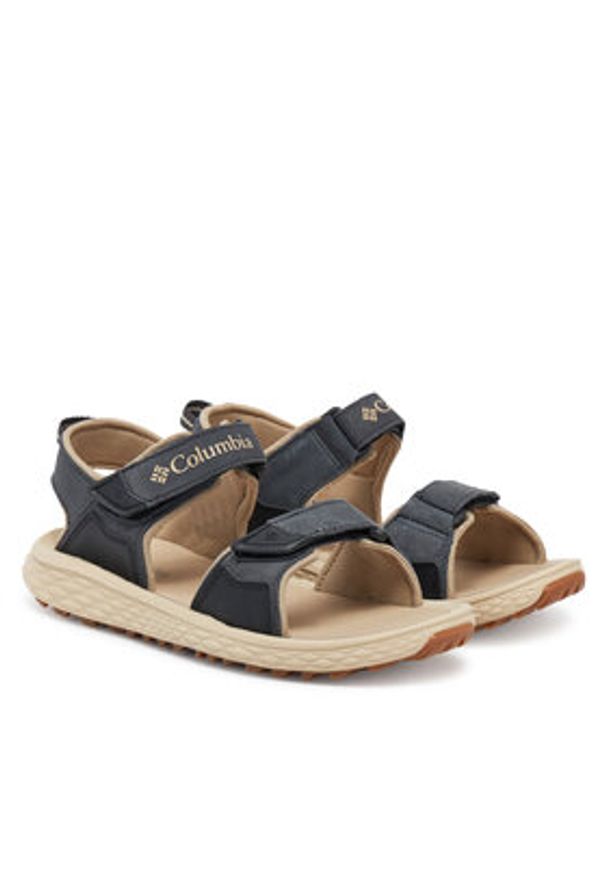 columbia - Columbia Sandały Konos Hiker 2-Strap 2121561 Czarny. Kolor: czarny. Materiał: zamsz, skóra