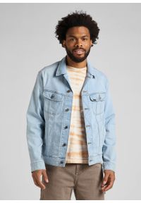 Lee - LEE RIDER JACKET MĘSKA KURTKA JEANSOWA LIGHT ALTON L89ZOWJU 112145653. Materiał: jeans