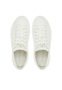 Calvin Klein Jeans Tenisówki Vulc Flatform Low Cv Mg YW0YW01763 Biały. Kolor: biały. Materiał: materiał