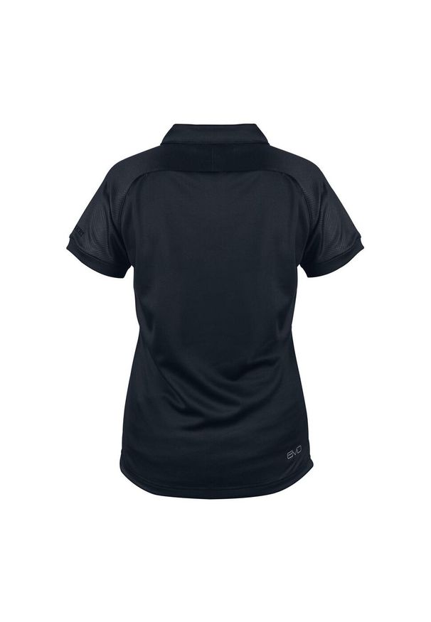 GILBERT - Damska koszulka polo Gilbert Evo. Typ kołnierza: polo. Kolor: czarny
