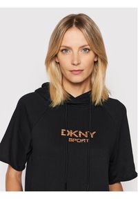 DKNY Sport Sukienka dzianinowa DP1D4494 Czarny Regular Fit. Kolor: czarny. Materiał: bawełna. Typ sukienki: sportowe. Styl: sportowy #4