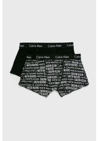Calvin Klein Underwear - Bokserki dziecięce 104-176 cm (2-pack). Kolor: czarny. Materiał: bawełna, dzianina, elastan. Wzór: gładki #1