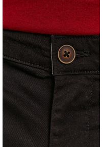 PRODUKT by Jack & Jones - Produkt by Jack & Jones Spodnie męskie kolor czarny proste. Kolor: czarny. Materiał: tkanina. Wzór: gładki #3