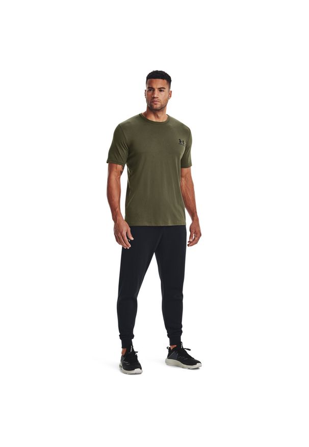 Under Armour - Koszulka męska treningowa UNDER ARMOUR UA SPORTSTYLE LC SS. Kolor: zielony. Sport: turystyka piesza