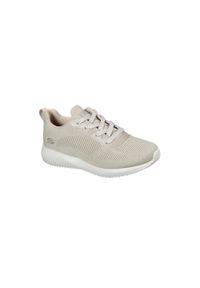 skechers - Buty do chodzenia damskie Skechers Bobs Squad. Kolor: szary, wielokolorowy, brązowy. Materiał: materiał, syntetyk, tkanina. Model: Skechers Sport. Sport: turystyka piesza #1