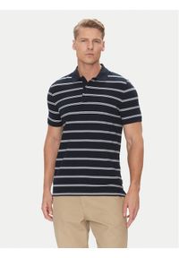 Pierre Cardin Polo C5 21364.2111 Granatowy Regular Fit. Typ kołnierza: polo. Kolor: niebieski. Materiał: bawełna #1
