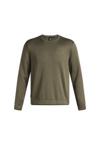 Polarowy sweter Under Armour. Typ kołnierza: golf. Kolor: zielony. Materiał: polar. Sport: golf #1