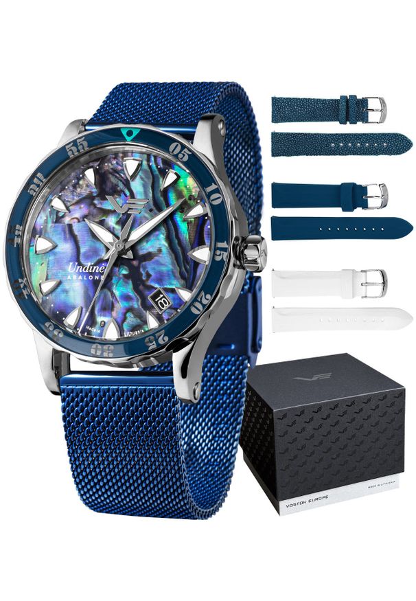 Zegarek damski Vostok Europe NH35A-515A757BB niebieski. Kolor: niebieski