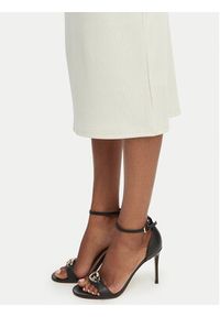 Guess Spódnica ołówkowa E6GD04 KG322 Kremowy Slim Fit. Kolor: kremowy. Materiał: syntetyk #3