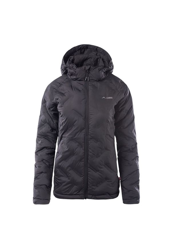 Kurtka pikowana damska zimowa Elbrus Ally Wo's - czarna, Rozmiar S. Kolor: czarny. Materiał: włókno, syntetyk, materiał, poliester, nylon. Technologia: Primaloft. Sezon: zima. Sport: turystyka piesza