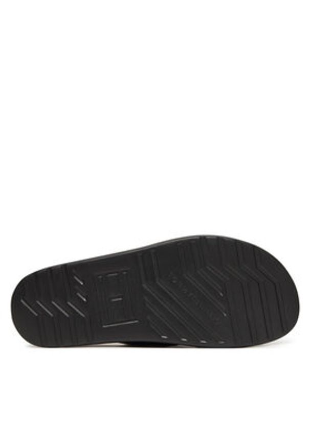 TOMMY HILFIGER - Tommy Hilfiger Klapki D Density Hilfiger Lth Cc Sand FM0FM05358 Czarny. Kolor: czarny. Materiał: skóra