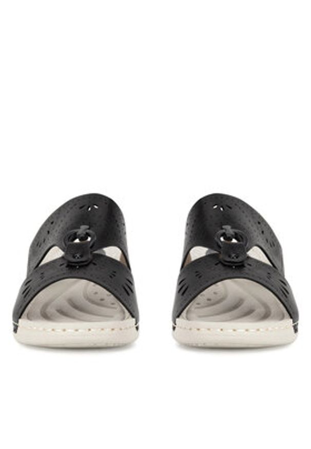 Clara Barson Klapki WYL05010-13 Czarny. Kolor: czarny. Materiał: syntetyk