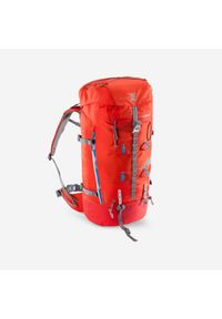 SIMOND - Plecak alpinistyczny Simond Makalu 45/70. Kolor: czerwony. Materiał: tkanina, poliester, poliamid. Wzór: paski. Styl: sportowy