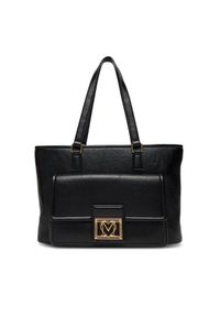 Love Moschino - LOVE MOSCHINO Torebka JC4087PP1NLI0000 Czarny. Kolor: czarny. Materiał: skórzane