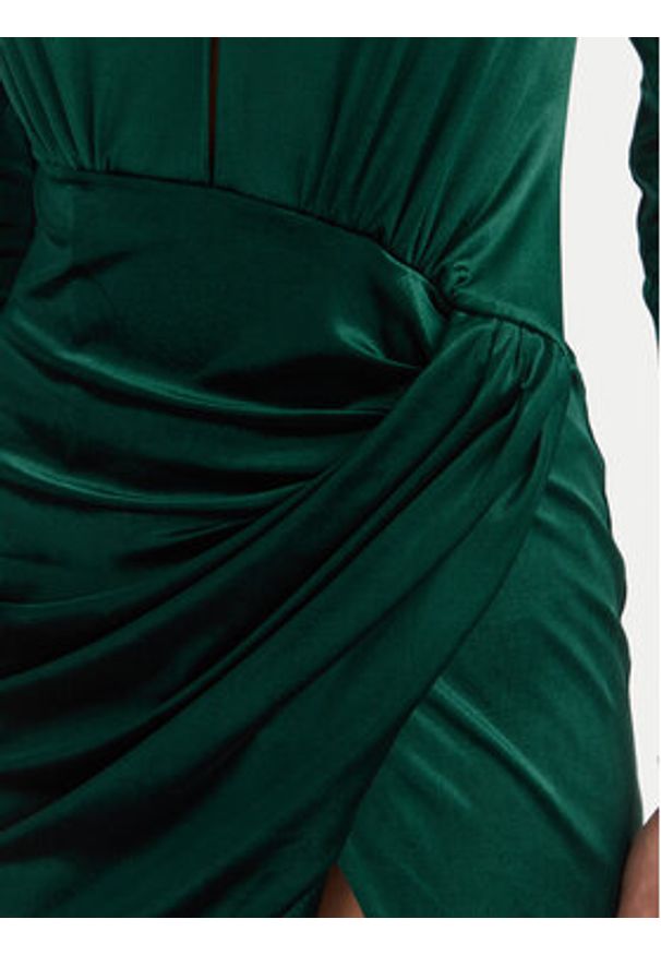 Babylon Sukienka koktajlowa MF204C Zielony Slim Fit. Kolor: zielony. Materiał: syntetyk. Styl: wizytowy