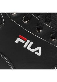 Fila Sneakersy Sandblast Mid Wmn FFW0187.80010 Czarny. Kolor: czarny. Materiał: skóra