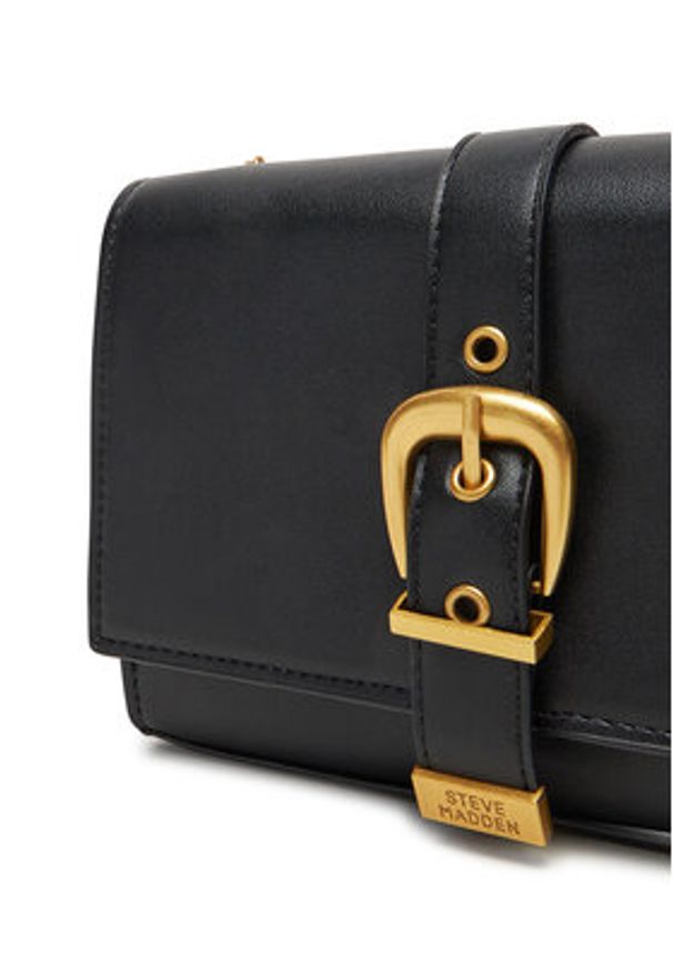 Steve Madden Torebka Barch SM13001708 Czarny. Kolor: czarny. Materiał: skórzane