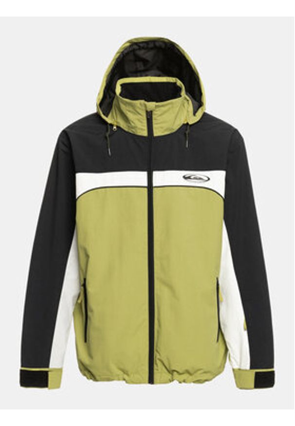 Quiksilver Kurtka narciarska Live Wire Snjt EQYTJ03408 Zielony Regular Fit. Kolor: zielony. Materiał: syntetyk. Sport: narciarstwo