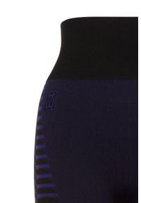 Wolford szorty Shaping Slit damskie kolor granatowy wzorzyste high waist. Stan: podwyższony. Kolor: niebieski. Materiał: dzianina #5