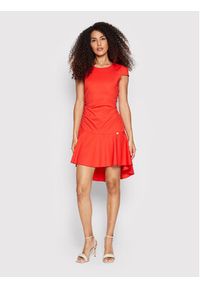 Rinascimento Sukienka koktajlowa CFC0107564003 Czerwony Slim Fit. Kolor: czerwony. Materiał: syntetyk. Styl: wizytowy #5