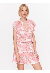 Melissa Odabash Sukienka letnia Jess Różowy Regular Fit. Kolor: różowy. Materiał: wiskoza. Sezon: lato #1