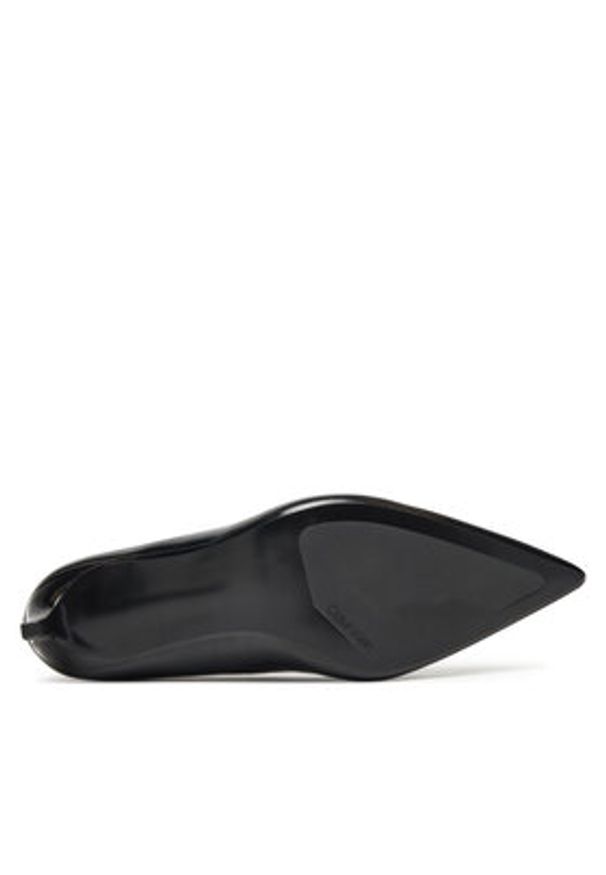 Calvin Klein Szpilki Ess Stiletto 70 Shiny Lth HW0HW02828 Czarny. Kolor: czarny. Materiał: skóra. Obcas: na szpilce