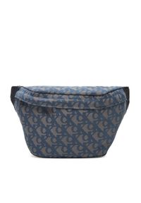 Calvin Klein Jeans Saszetka nerka Unstructured Monogram Waistbag LV04G3177G Błękitny. Kolor: niebieski. Materiał: materiał