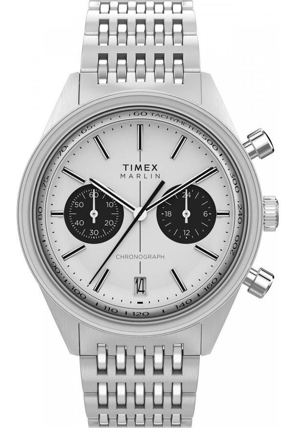 Zegarek męski Timex TW2Y24600 srebrny. Kolor: srebrny