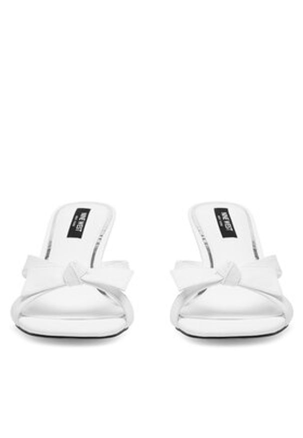 Nine West Klapki WFA2668-1 Biały. Kolor: biały. Materiał: syntetyk