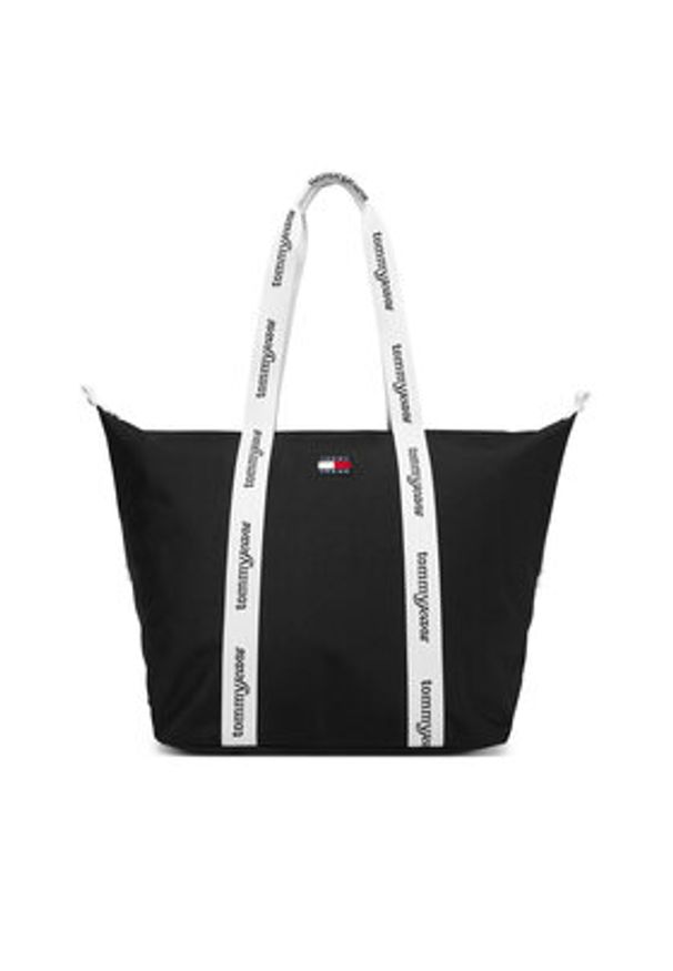 Tommy Jeans Torebka Tjw Ess Daily Tote AW0AW18461 Czarny. Kolor: czarny