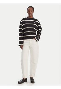 TOMMY HILFIGER - Tommy Hilfiger Sweter WW0WW48431 Czarny Regular Fit. Kolor: czarny. Materiał: bawełna #5