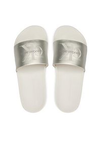 Calvin Klein Jeans Klapki Slide Ny Pearl YW0YW01243 Niebieski. Kolor: niebieski