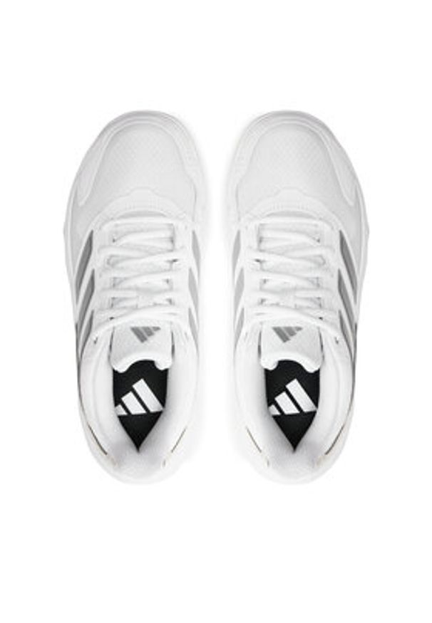 Adidas - adidas Buty do tenisa CourtJam Control 3 Tennis ID2457 Biały. Kolor: biały. Materiał: materiał. Sport: tenis