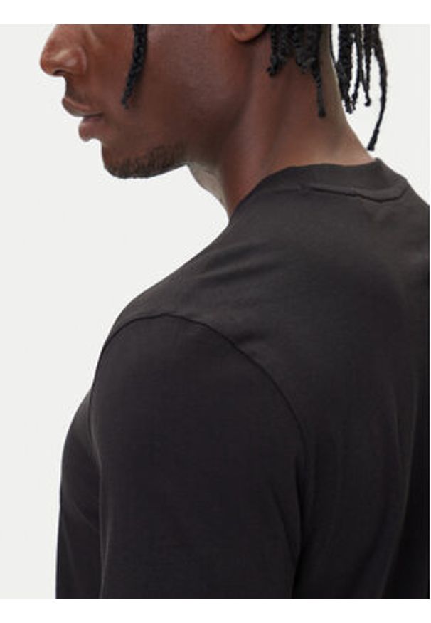 Hugo - HUGO T-Shirt Dapusi 50544458 Czarny Regular Fit. Kolor: czarny. Materiał: bawełna